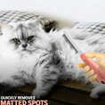 Load image into Gallery viewer, Detangling Pet Comb with Long & Short Stainless Steel Teeth for Removing Matted Fur