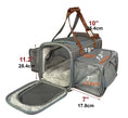 Load image into Gallery viewer, Mr. Peanut's Gold Series Big Apple XL Size Airline Compliant Double Expandable Pet Carrier