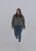 Load and play video in Gallery viewer, Bella Canvas 7502 cropped hoodie.mp4