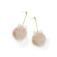 Load image into Gallery viewer, Persian Cat Pom Pom Earrings