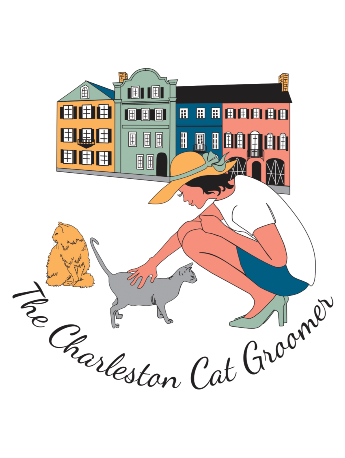 The Charleston Cat Sticker