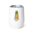 Load image into Gallery viewer, Pineapple Cat Wine tumbler
